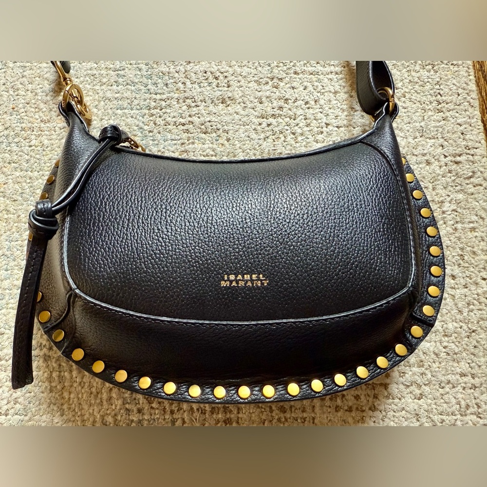 Isabel Marant Oksan Moon leather shoulder bag - Picture 2 of 11